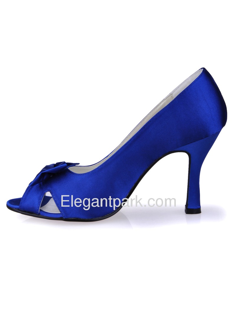 blue high heels for prom