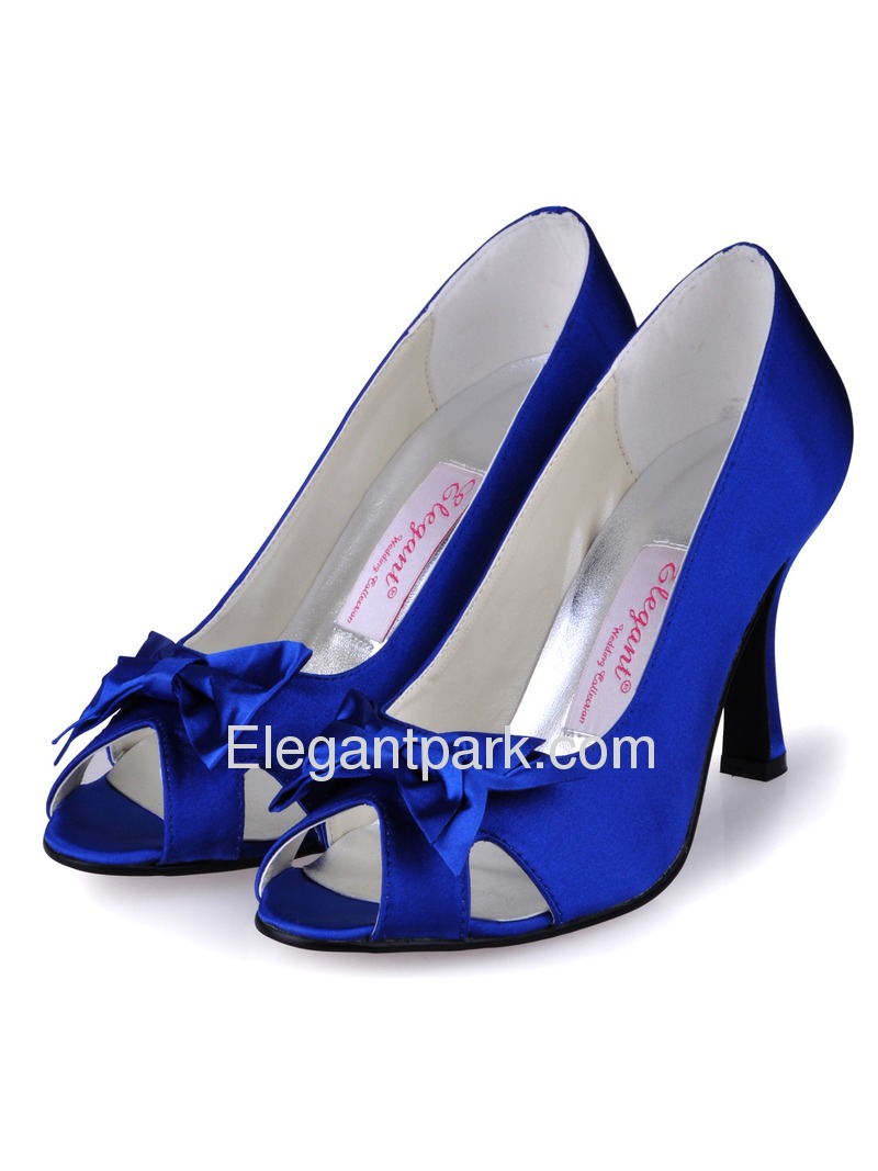 blue high heels for prom