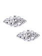 ElegantPark AL Silver Gold Hat Clutches Dress Shoes Diamond Accessories Fashion Clips 2 Pcs