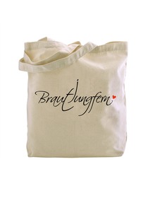 Brautjungfern Bridesmaid Tote Bag Wedding Favour Hen Night Shower Party Gifts Canvas 100% Cotton