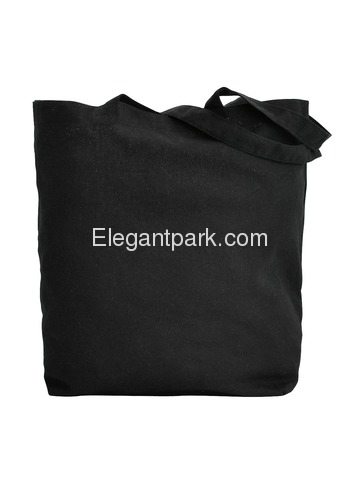 ElegantPark Bride Tote Bag for Wedding Bridal Shower Gifts 100% Cotton Black with Gold Glitter