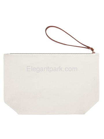 ElegantPark Z Initial Monogram Personalized Travel Makeup Cosmetic Bag Wristlet Pouch Gifts with Zip