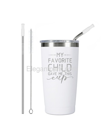Favorite child Tumbler with Lid and Vacuum Insulated Double Wall Travel Coffee Tumbler