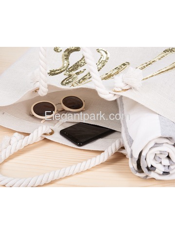 Bride Jumbo Tote Bag Wedding Bridal Shower Gifts Future Mrs Est 2021 Jute Interior Pocket Gold