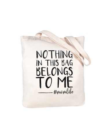 ElegantPark Mom Gifts Bag Mom Bag Cotton Canvas Handbag with Innerior Pocket